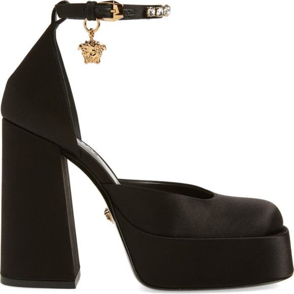 Versace 'medusa Aevitas' Pumps black heels size 39